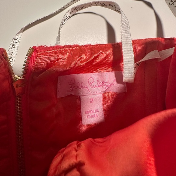strapless lilly pulitzer mini dress pink size 2 - Picture 4 of 6